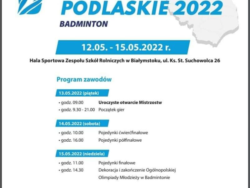 Nasi zawodnicy na Ogólnopolskiej Olimpiadzie Młodzieży w Białymstoku